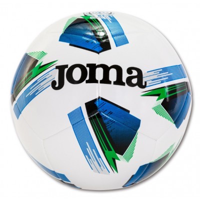 Футболна топка CHALLENGE SOCCER BALL WHITE-BLUE, Размер 5, JOMA - 12 бр. в комплект