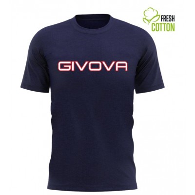 Тениска COTONE SPOT, Blue, 3XS, GIVOVA