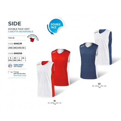 Баскетболни топ SIDE, Sportika