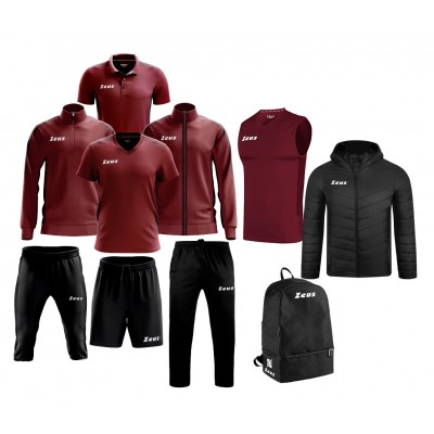 Спортен комплект Box Start Burgundy/ Black, ZEUS