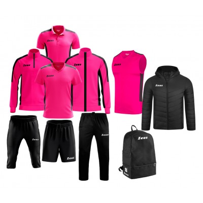Спортен комплект Box Start Pink Fluo/ Black, ZEUS