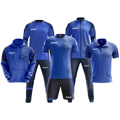 Спортен комплект Box Glitch Royal/ Blue, ZEUS