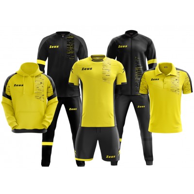 Спортен комплект Box Glitch Yellow/ Black, ZEUS