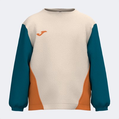Детски суичър SUDADERA STRIPE ADVENTURE BEIGE AZUL NARANJA, JOMA