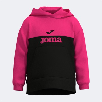 Детски суичър SUDADERA CON CAPUCHA PARK NEGRO FUCSIA, JOMA