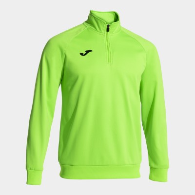 Детски суичър SUDADERA FARAON VERDE FLUOR MEDIA CREMALLERA, JOMA