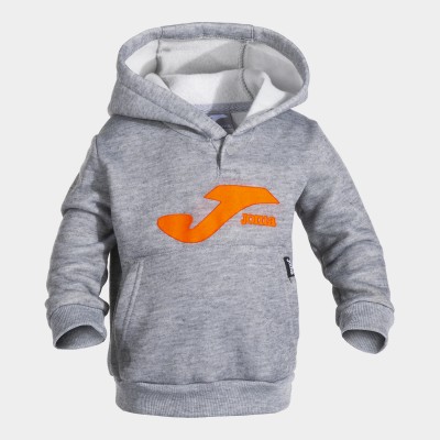 Бебешки суичър SUDADERA CON CAPUCHA LION GRIS MELANGE, JOM