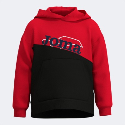 Детски суичър SUDADERA CON CAPUCHA PARK MARINO ROJO, JOMA