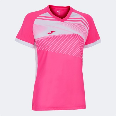 Supernova II tshirt, fluor pink/white, размер L, EOL