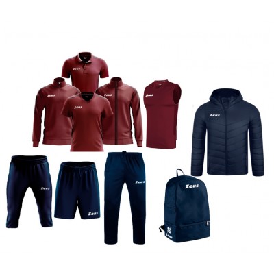 Спортен комплект Box Start Burgundy/ Blue, ZEUS